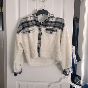 Brand new flannel light coat